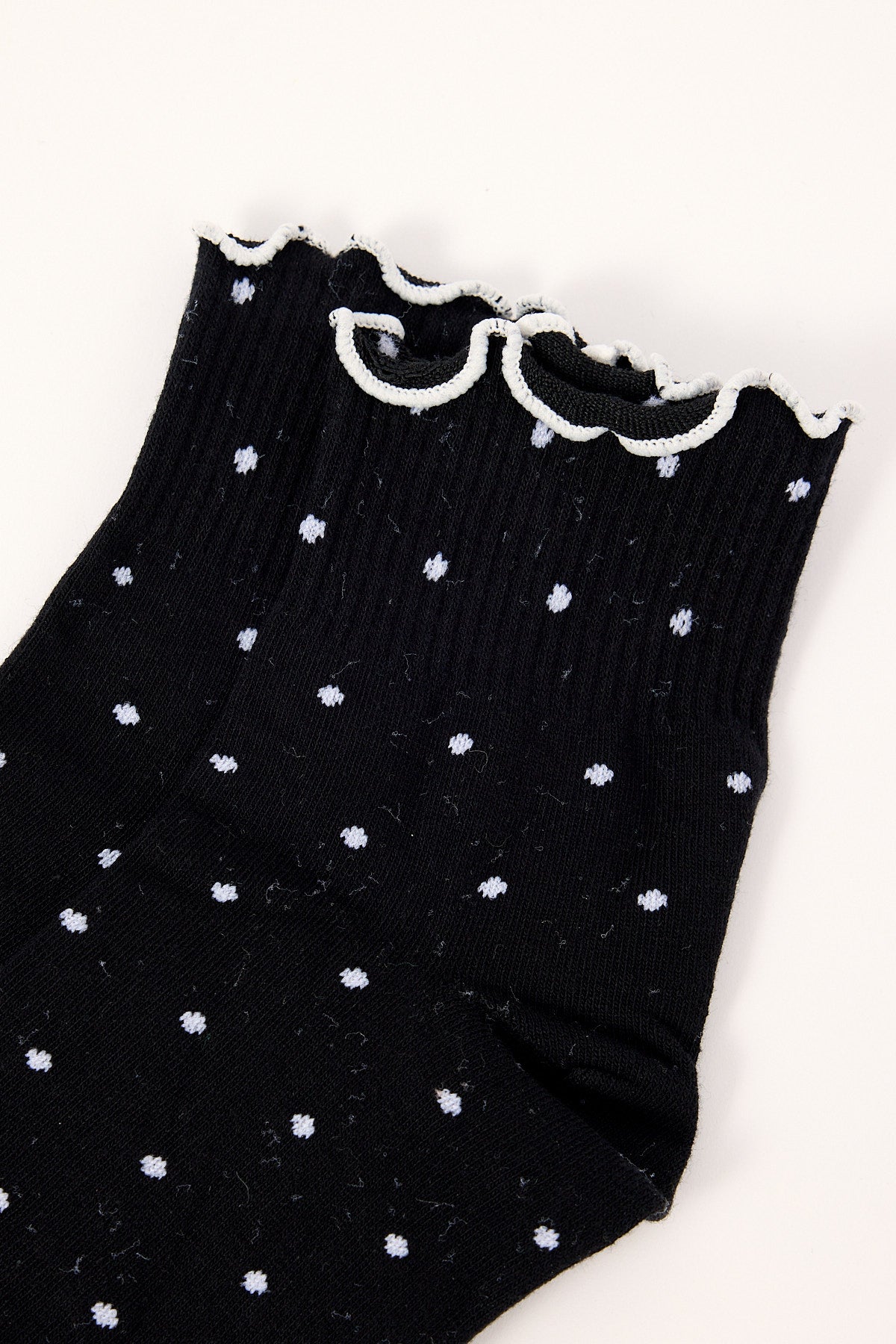 Token Polka Dot Sock Black