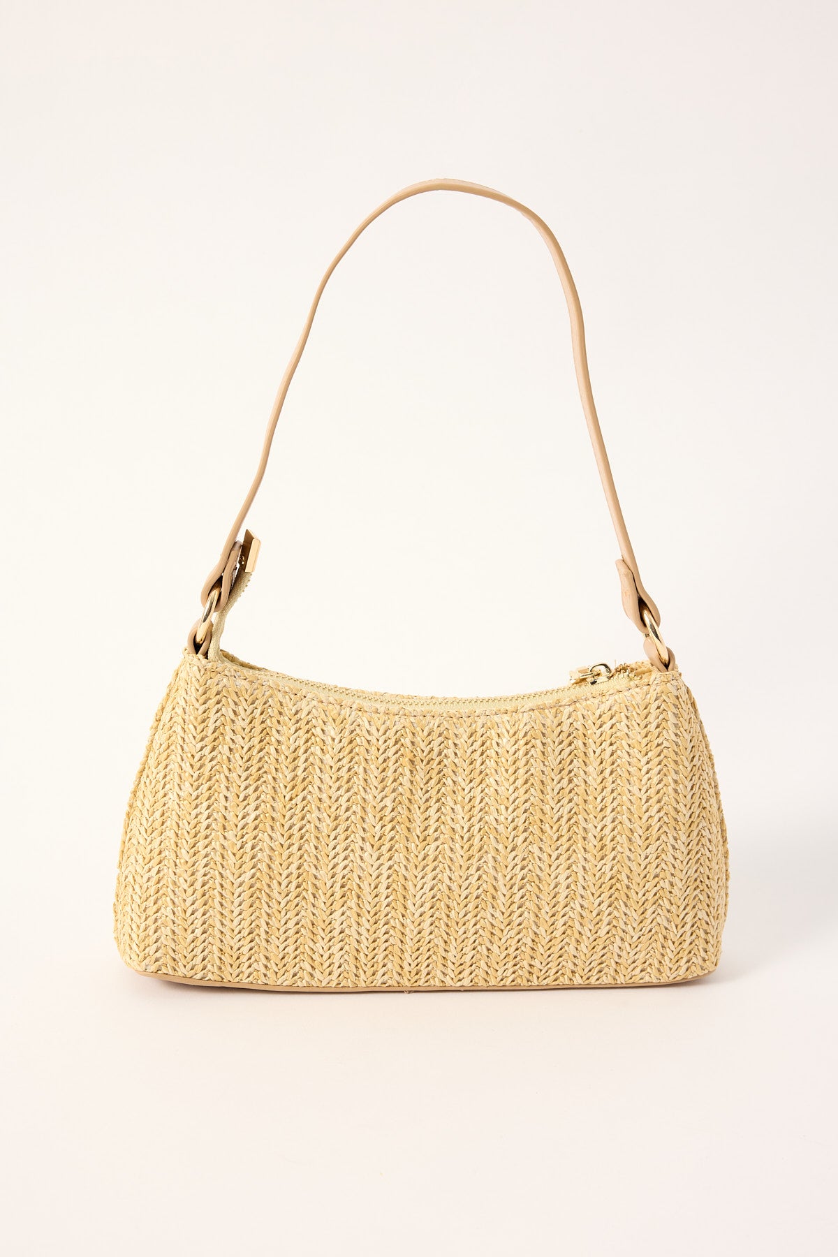 Perfect Stranger Serene Raffia Shoulder Bag Natural