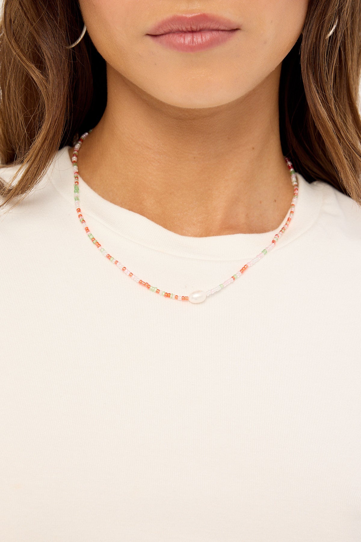 Perfect Stranger River Beaded Necklace Multi
