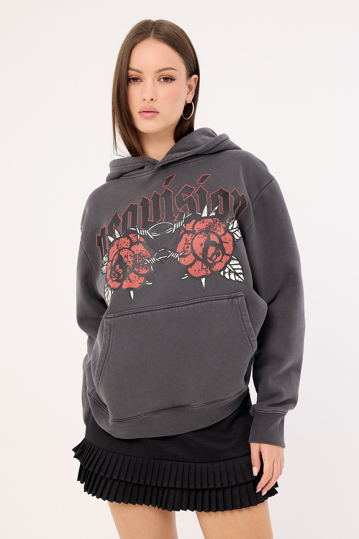 Neovision Hawk Relaxed Hoodie Washed Black