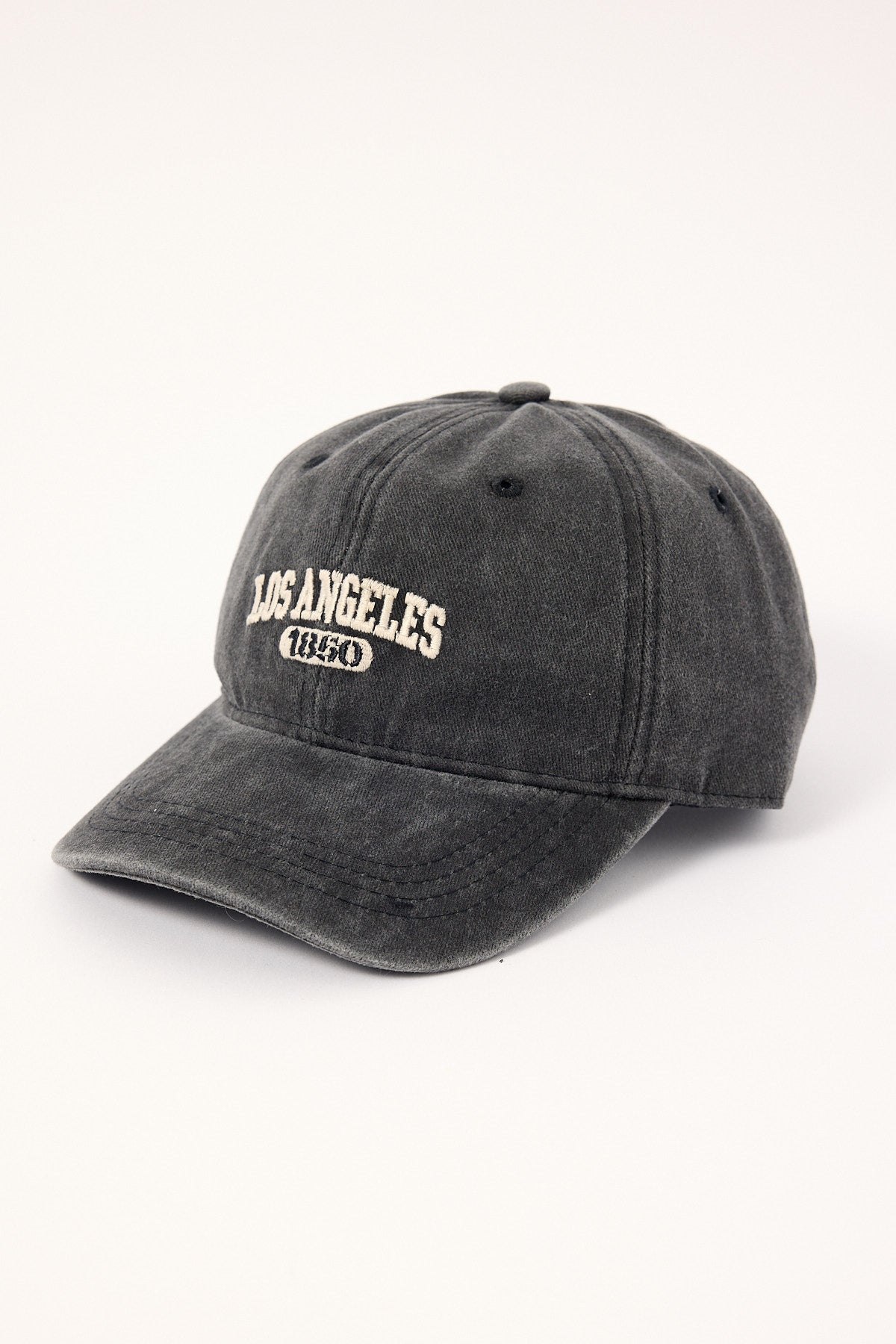 Token Los Angeles Washed Cap Washed Black