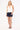 Luck & Trouble Low Rise Denim Skort Dark Blue Denim