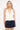 Luck & Trouble Low Rise Denim Skort Dark Blue Denim