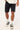 Thrills Chopped Hem Slim Straight Denim Short Aged Black