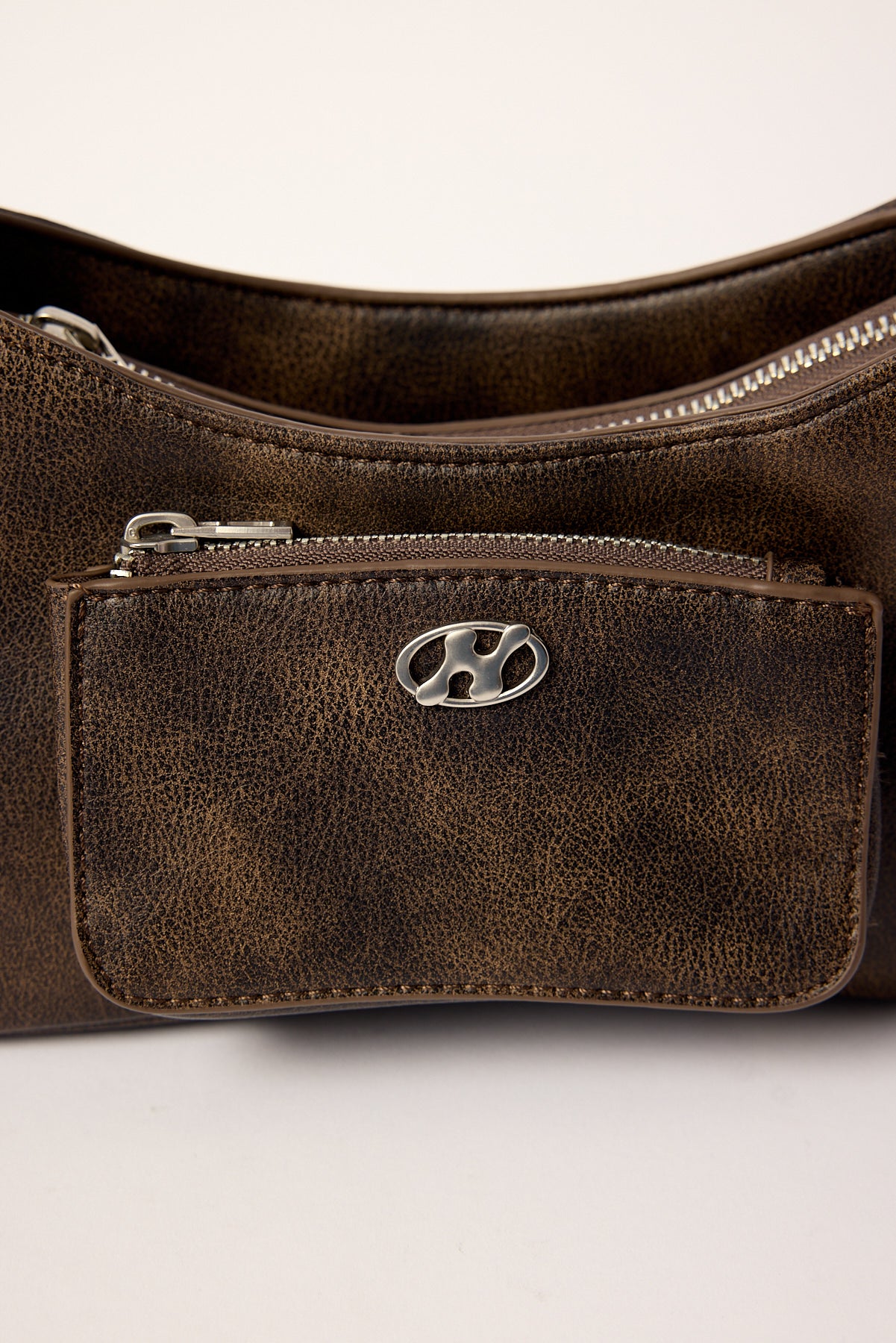 Neovision Pocket Junk Shoulder Bag Brown