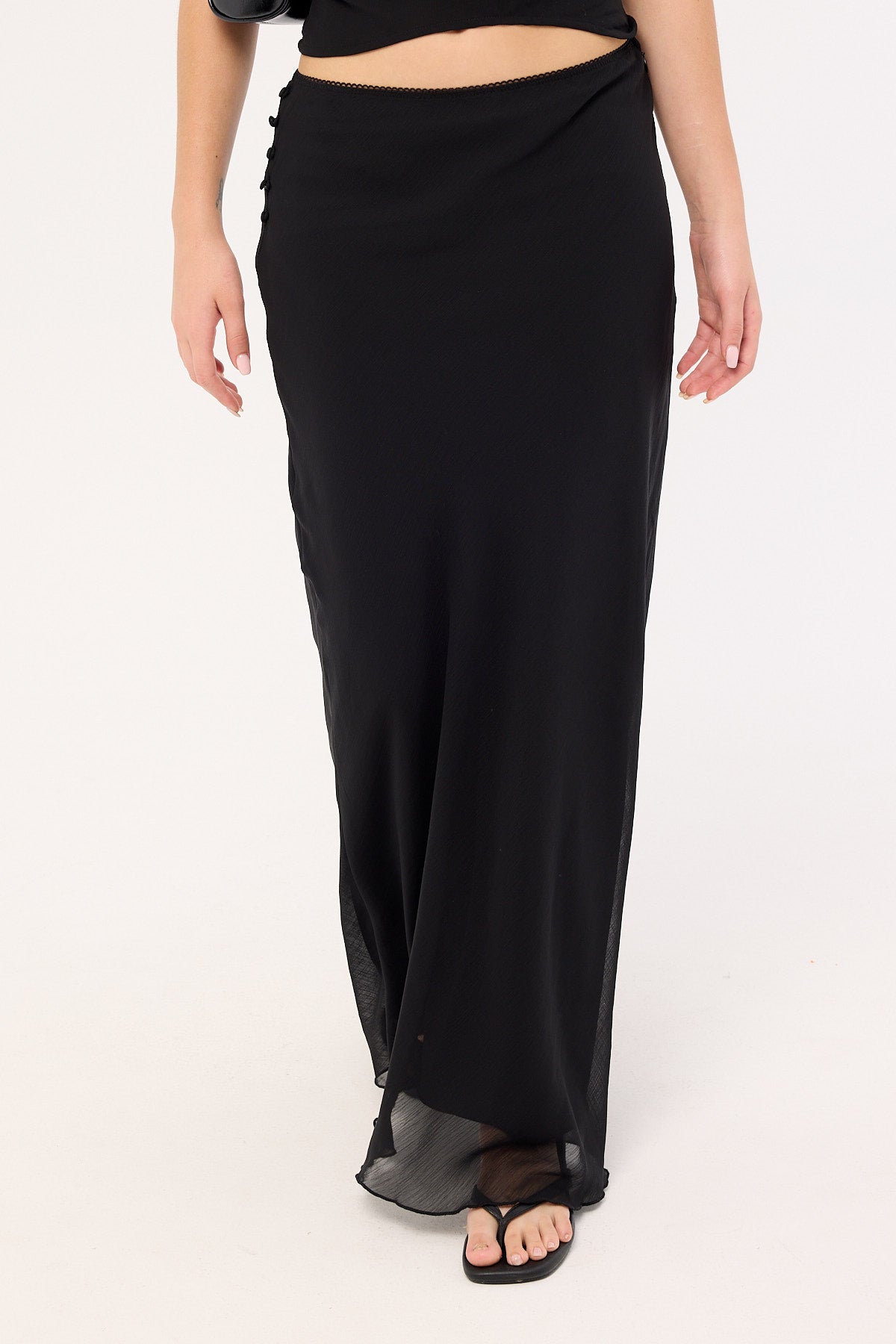 Perfect Stranger Rudi Maxi Skirt Black