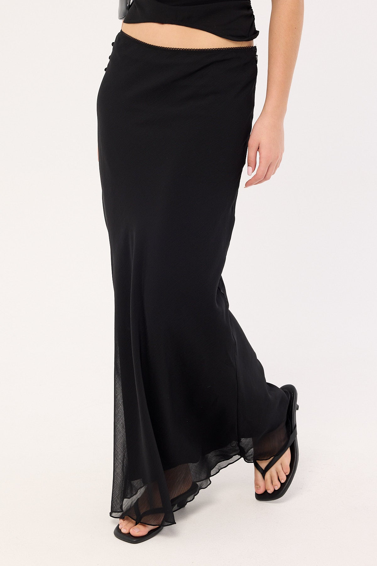 Perfect Stranger Rudi Maxi Skirt Black