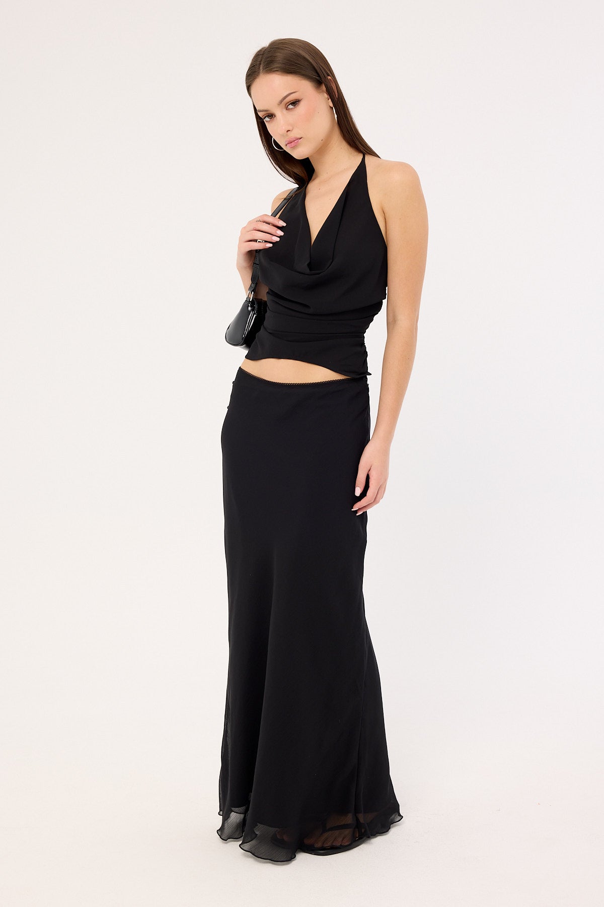 Perfect Stranger Rudi Maxi Skirt Black