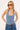 Thrills Living Easy Eyelet Halter Top Bluefin