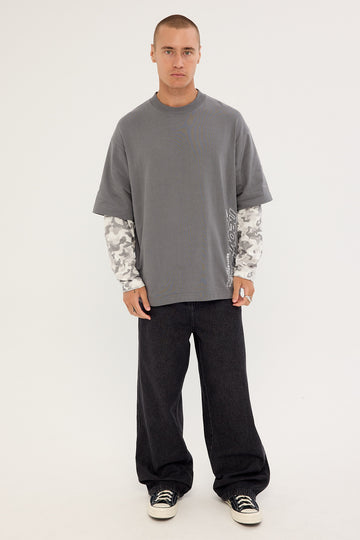 Xlarge Baggy Bull Denim 91 Jean Faded Black