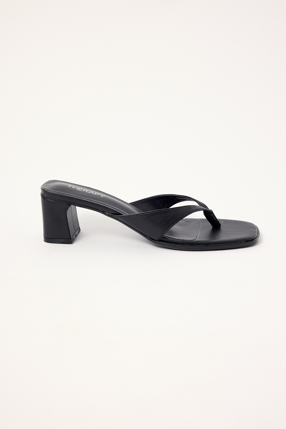 Therapy Sydney Thong Heel Black