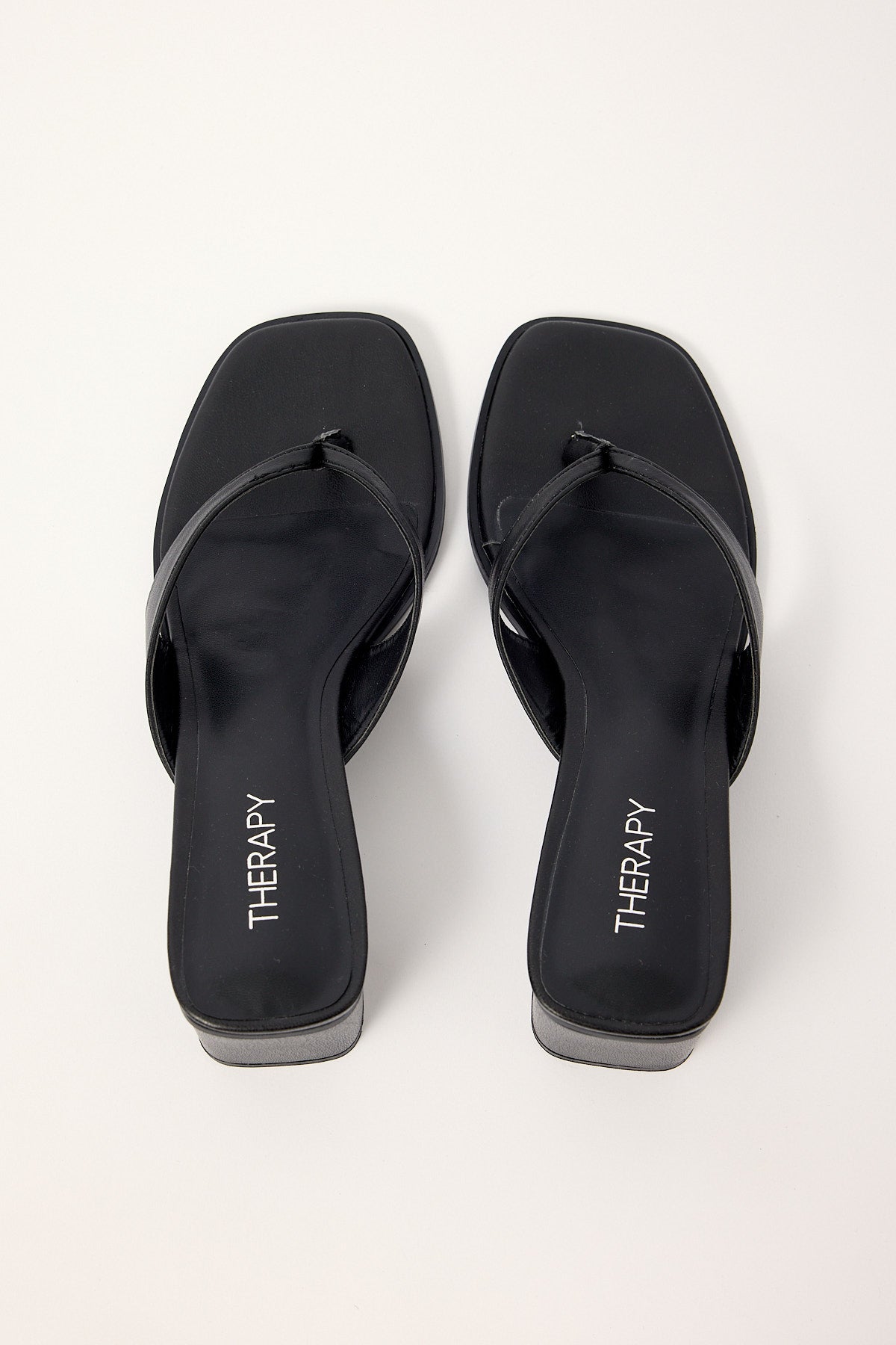 Therapy Sydney Thong Heel Black
