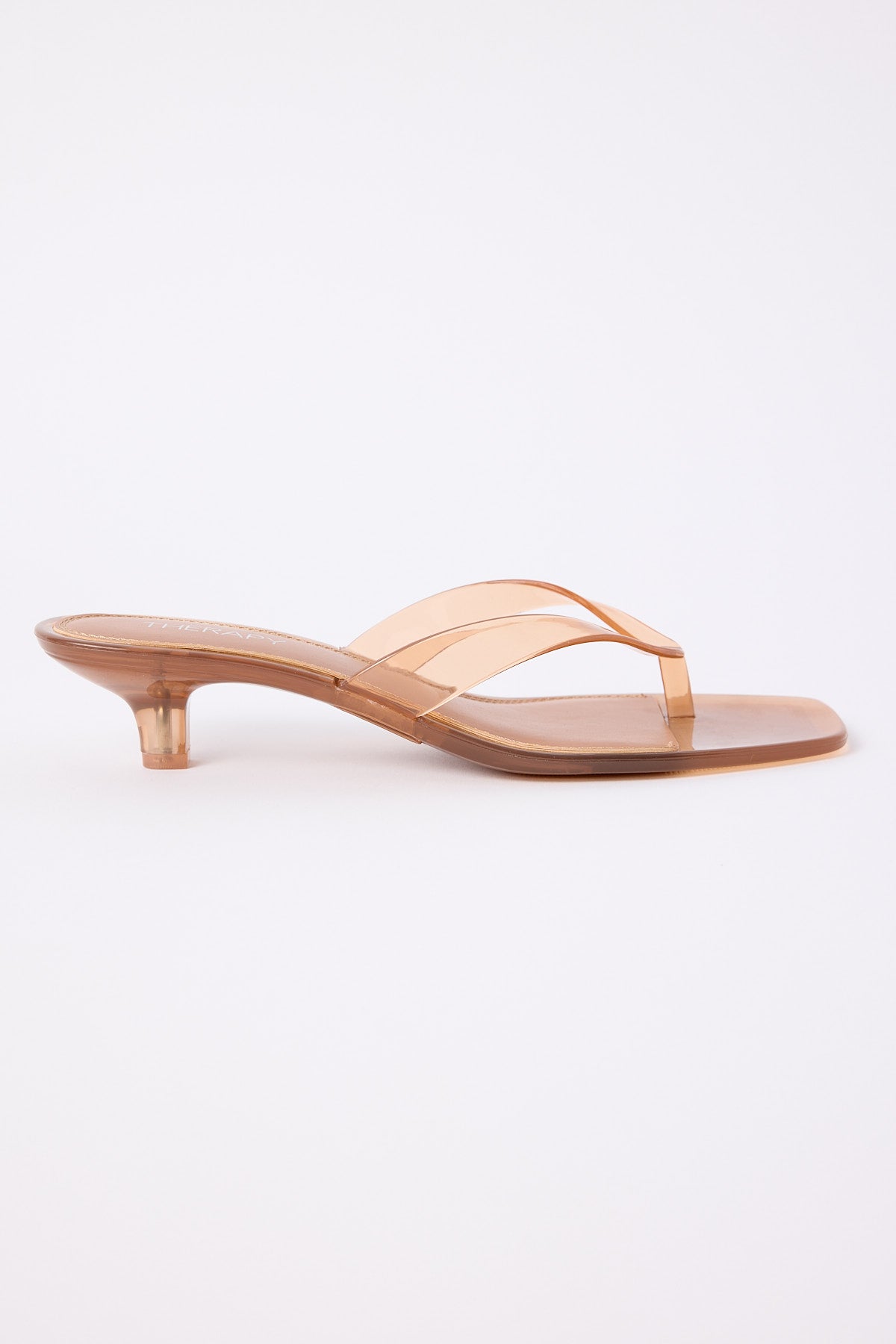 Therapy Jellyz Thong Heel Toffee