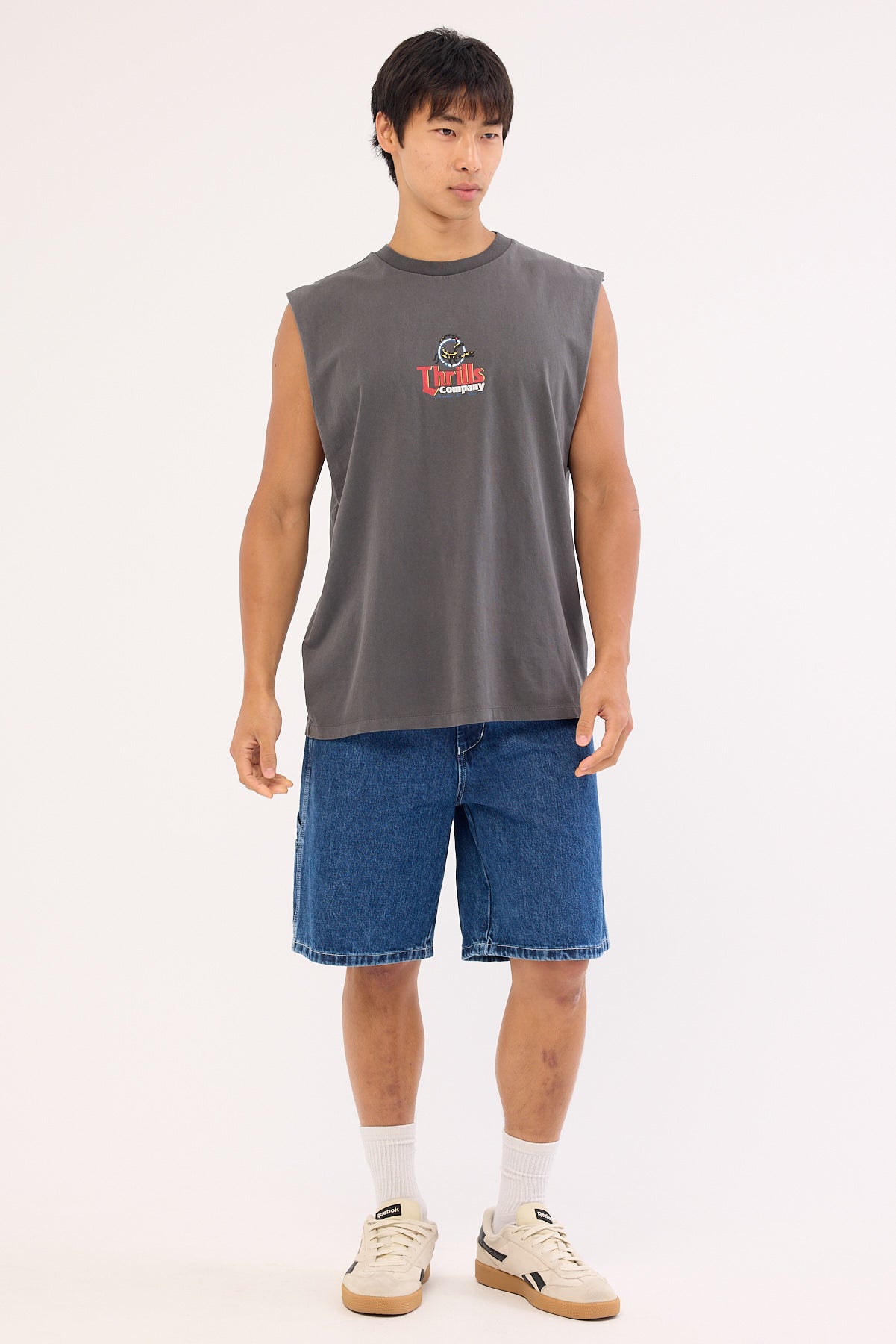 Thrills Banquet Merch Fit Muscle Tee Merch Black