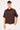 Common Need Oasis Boxy Cropped Linen Shirt Dark Brown