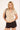 Motel Arla V Neck Blouse Brown Check