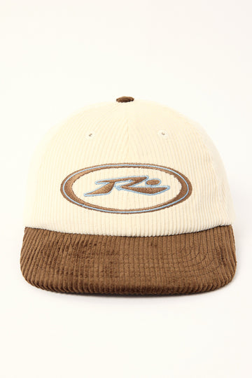 Rusty Orbit Cord 6 Panel Cap Pinecone