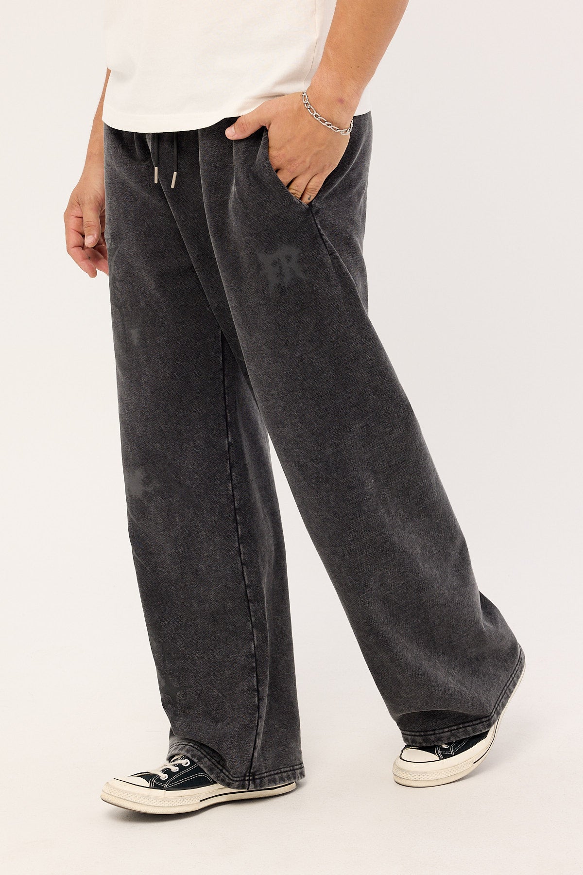 Front Runner Sandstorm Wide Leg Pant Black Wash