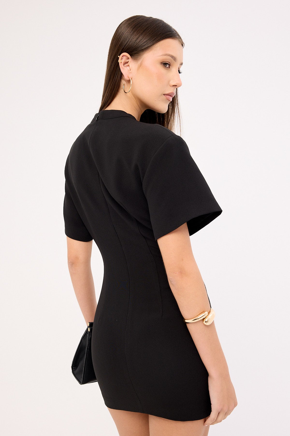 lioness martini mini dress onyx Lioness Martini Long Sleeve Mini Dress - Onyx - 70% Off