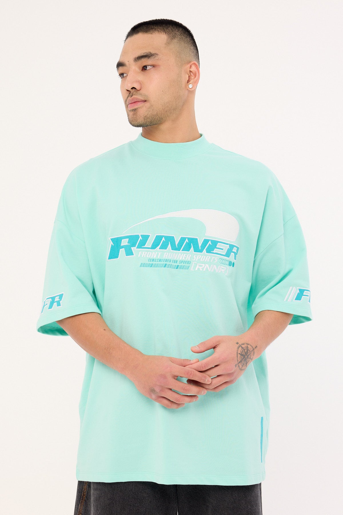 Front Runner Circuit Tee Tiffany Blue