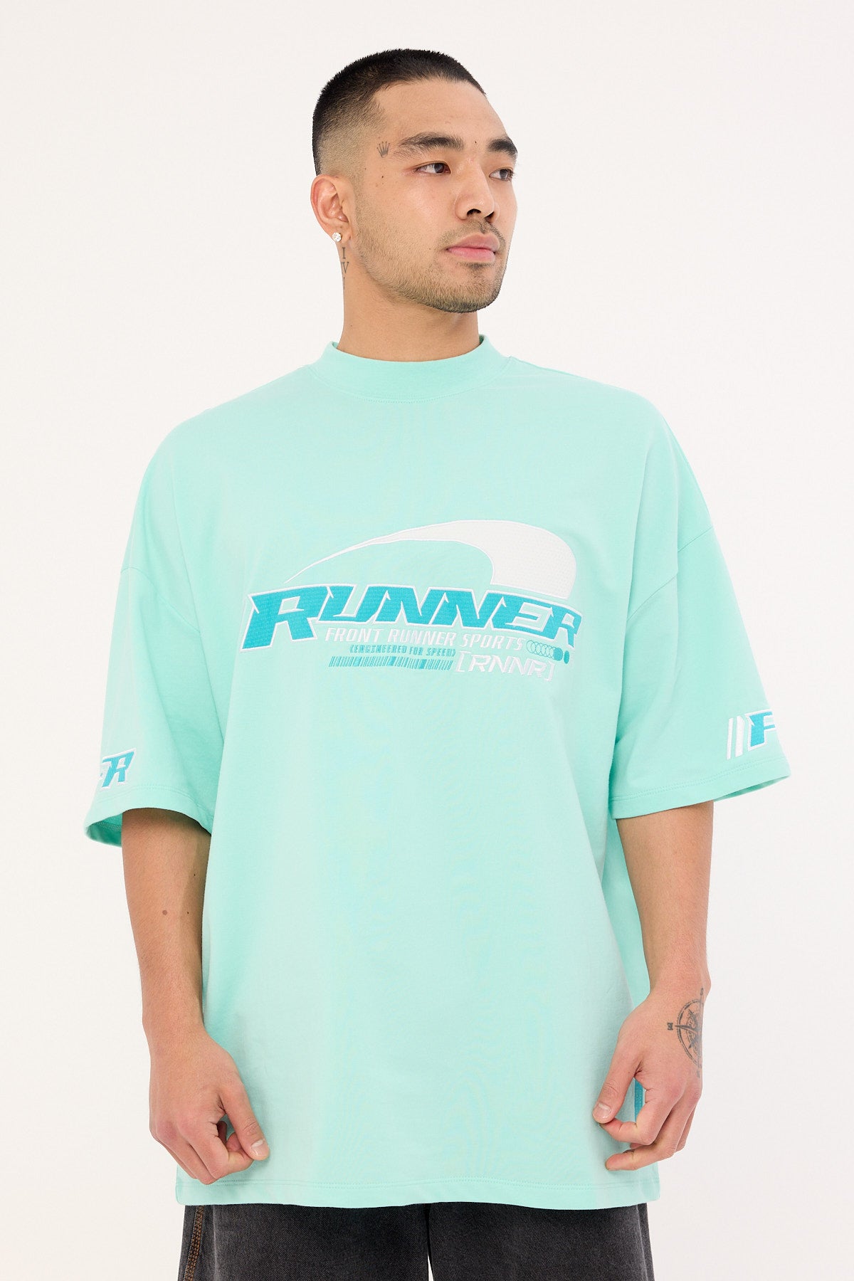 Front Runner Circuit Tee Tiffany Blue