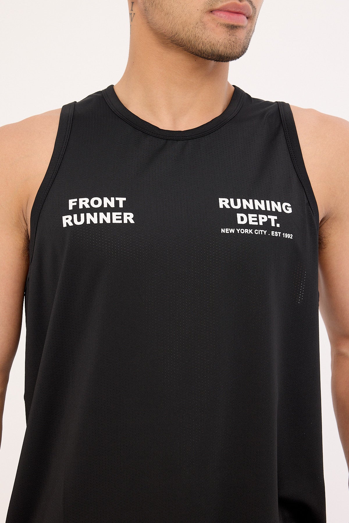 Front Runner Running Dept Training Singlet Black