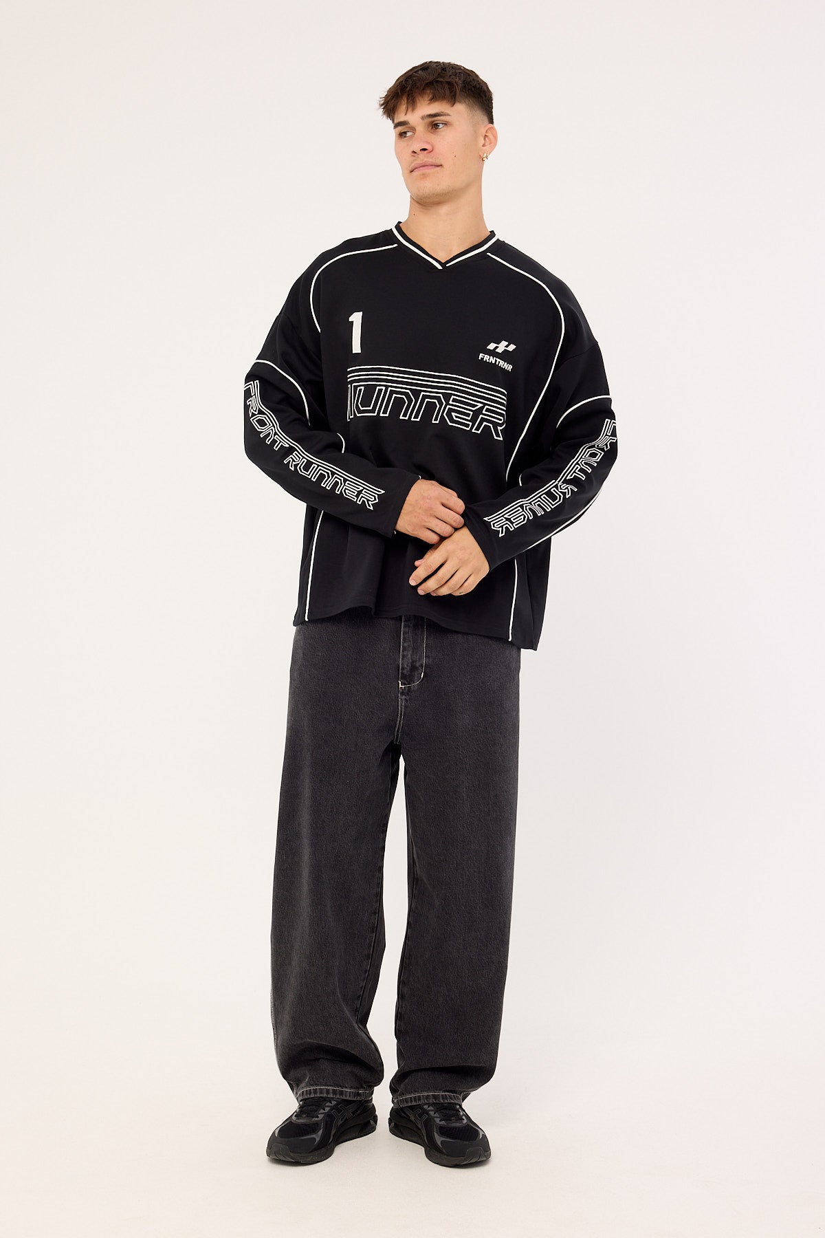 Front Runner Striker LS Jersey Black