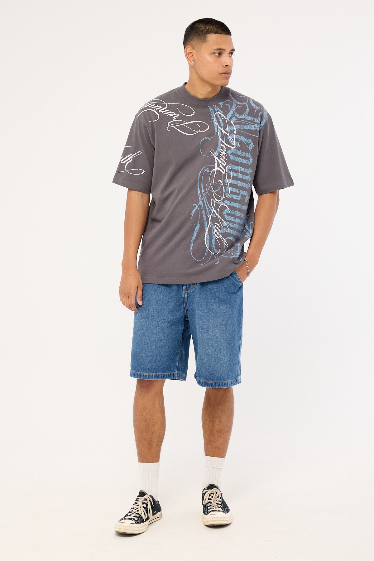 Neovision Posterboy Oversize Super Heavy Tee Asphalt