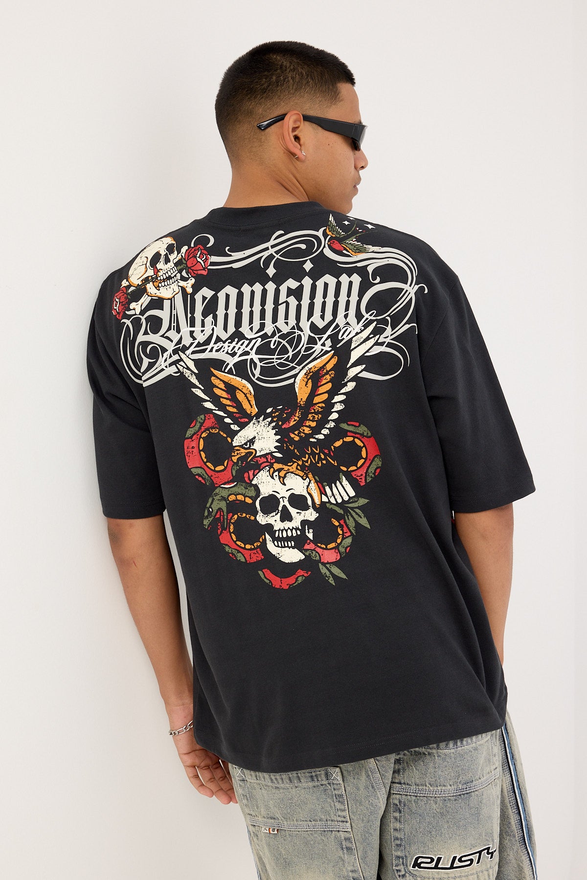 Neovision Inked Street Super Heavy Tee Washed Black