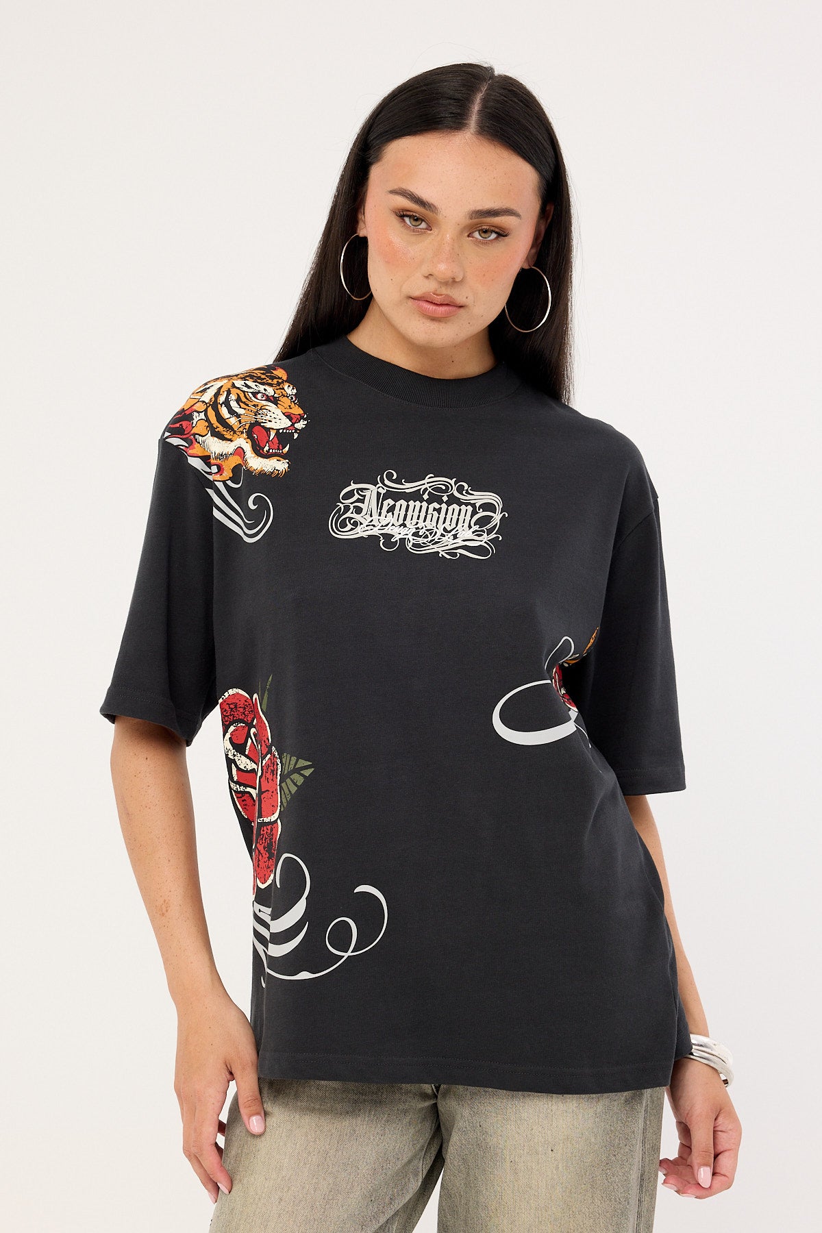 Neovision Inked Street Super Heavy Tee Washed Black