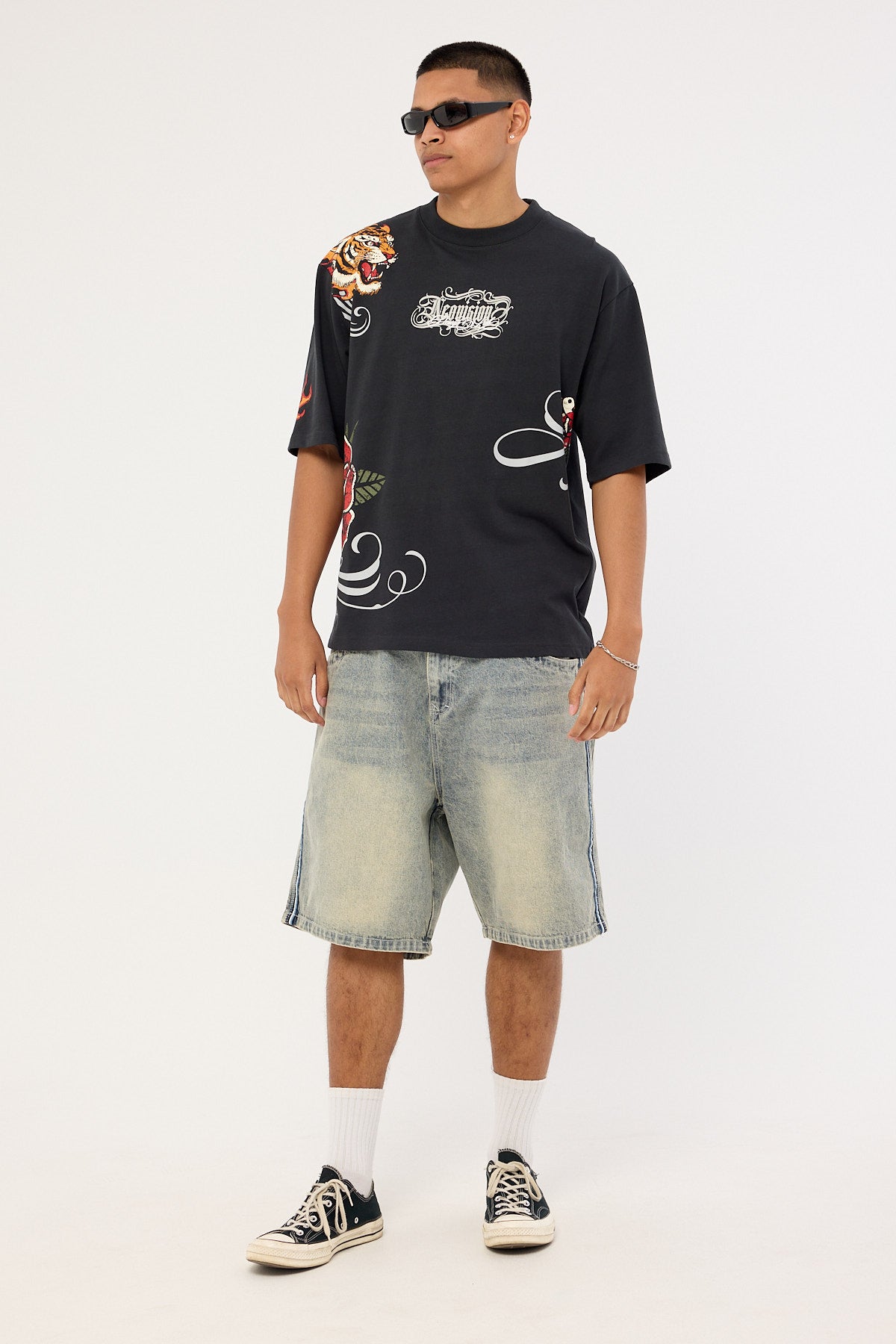 Neovision Inked Street Super Heavy Tee Washed Black