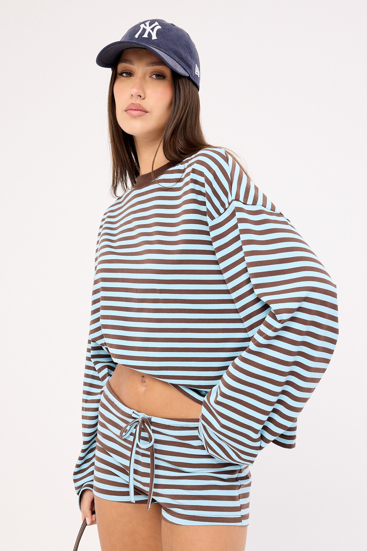 Lioness Kourt Bloomer Chocolate Sea Stripe