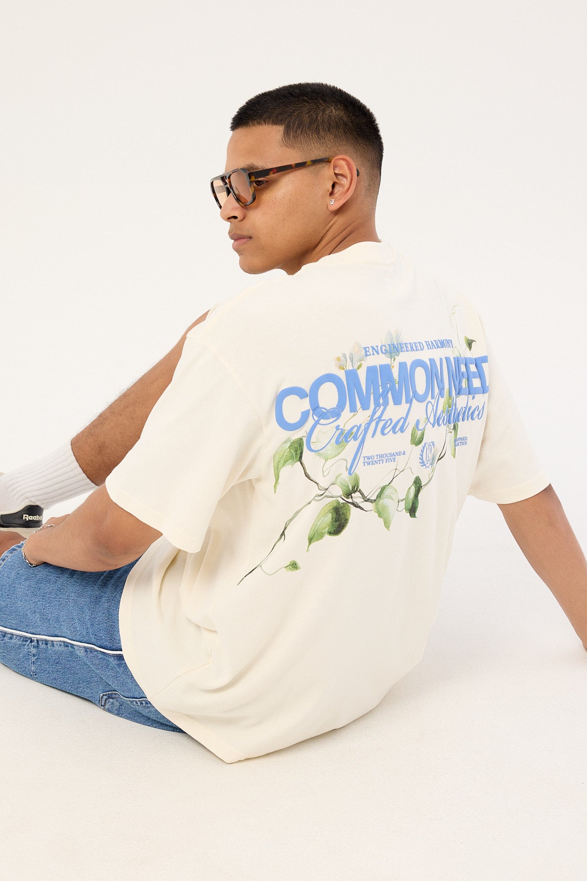 Common Need Vine Heavyweight Easy Tee Off White