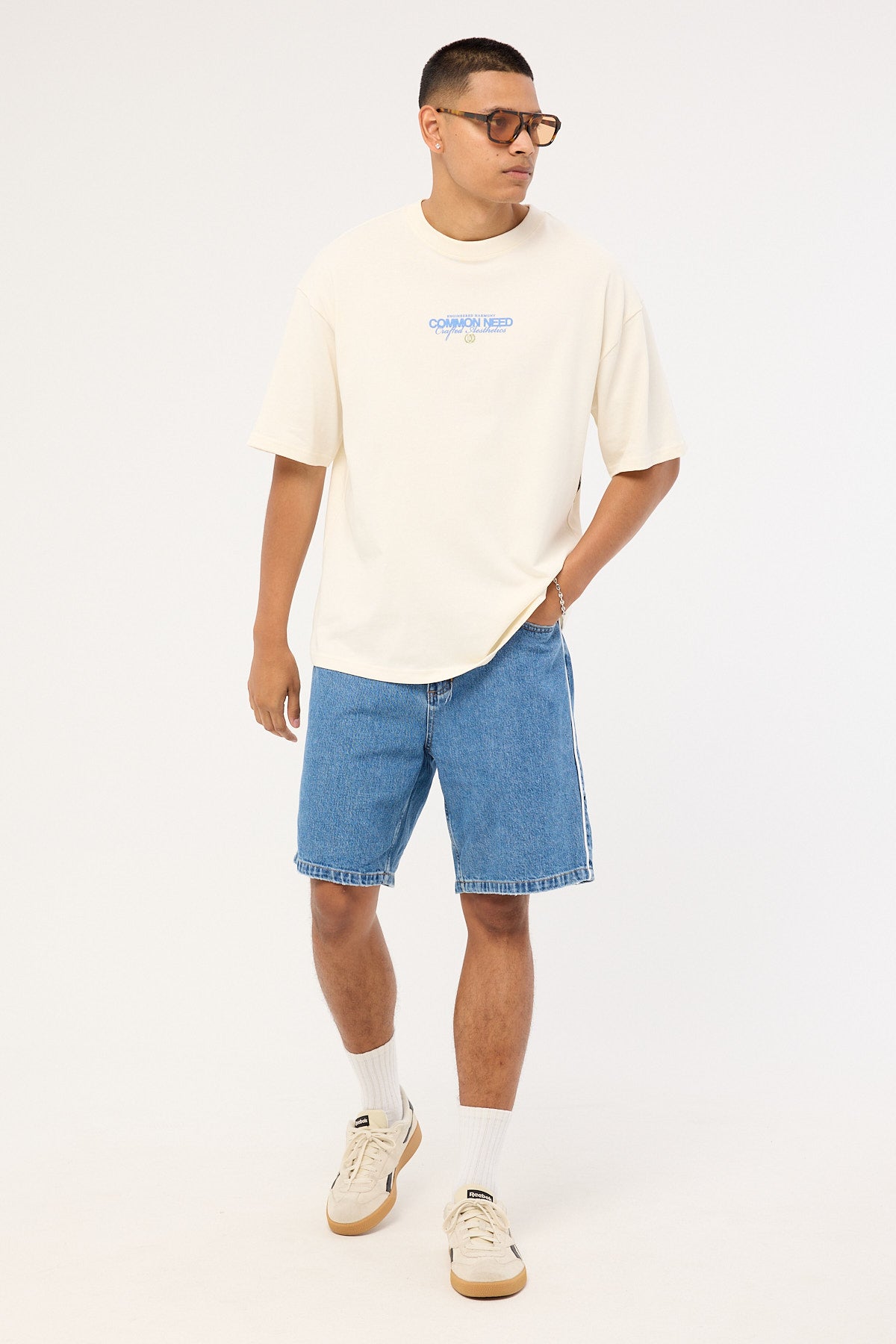Common Need Vine Heavyweight Easy Tee Off White