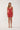 Perfect Stranger Sia Linen Mini Dress Burnt Red