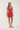 Perfect Stranger Sia Linen Mini Dress Burnt Red