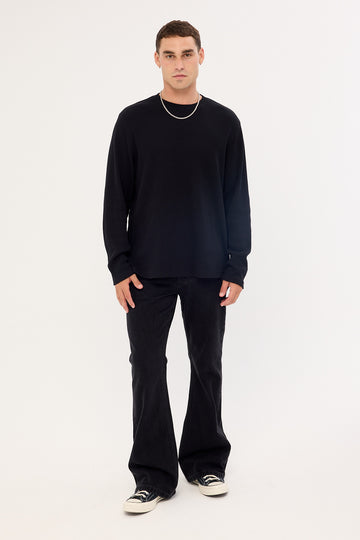 Abrand A4 Flare Jean Skyler Washed Black