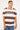 Common Need Jake Short Sleeve Rugby Polo Brown/Pink Stripe