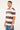 Common Need Jake Short Sleeve Rugby Polo Brown/Pink Stripe