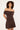 Perfect Stranger Ramsey Off Shoulder Mini Dress Ash Brown