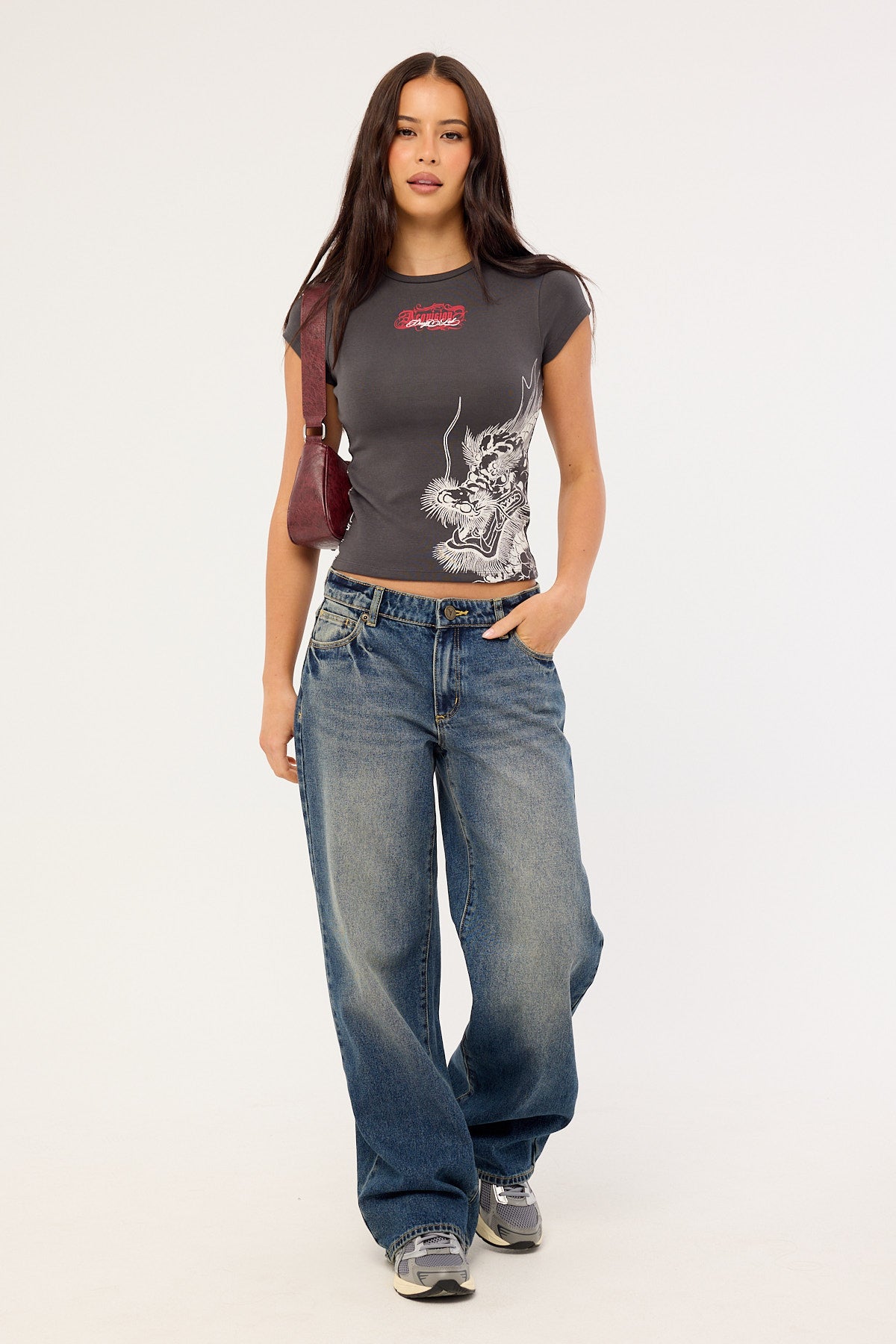 Neovision Yokai Baby Tee Ash Black