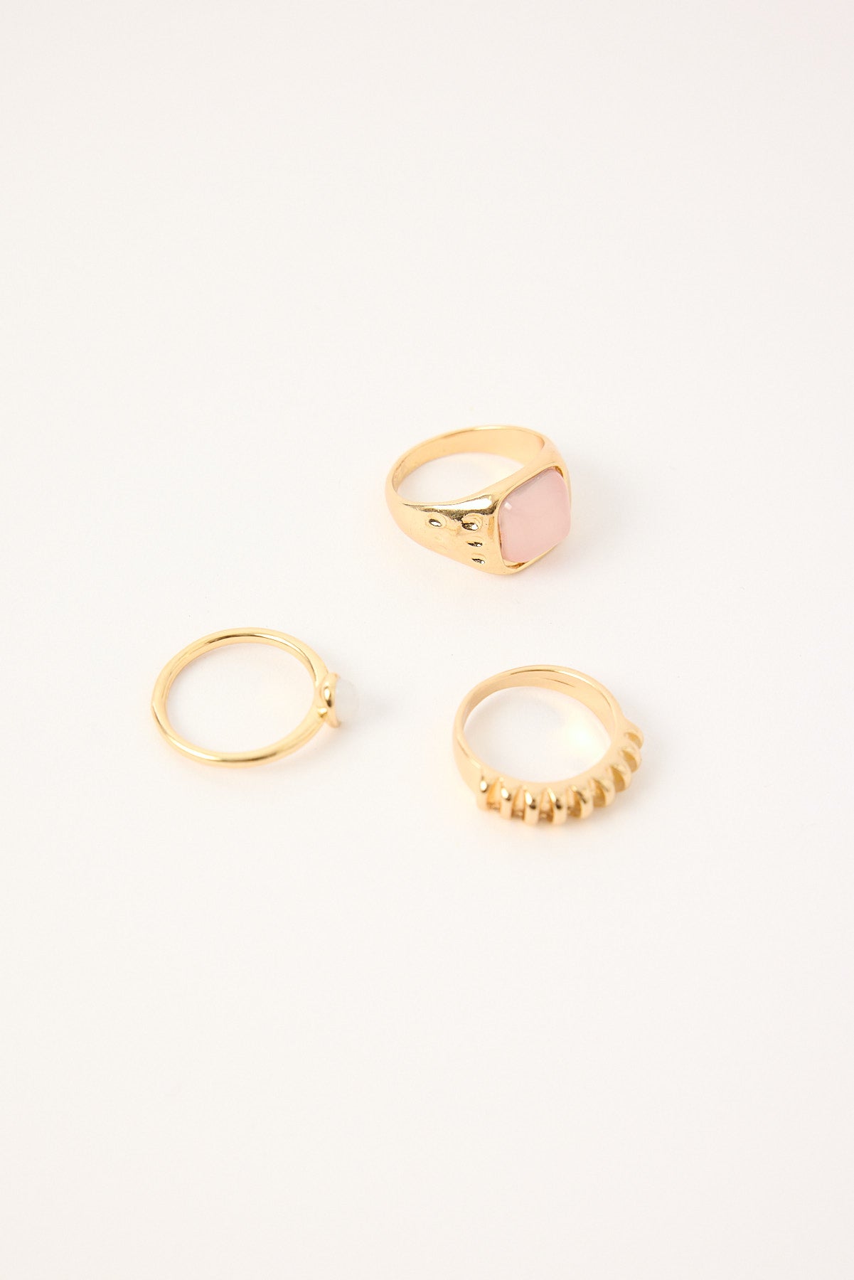Token Odel Ring 3 Pack Gold