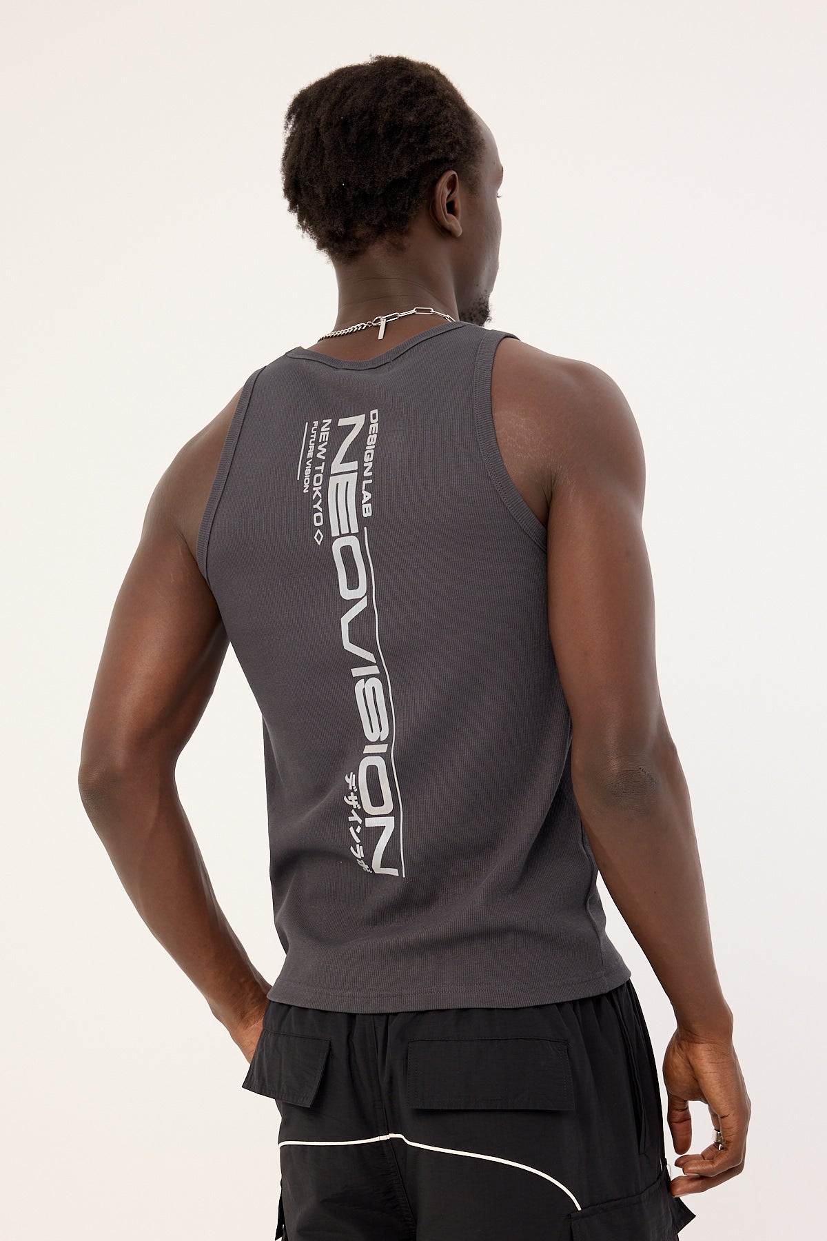 Neovision Neotek Restricted Singlet Tank Asphalt
