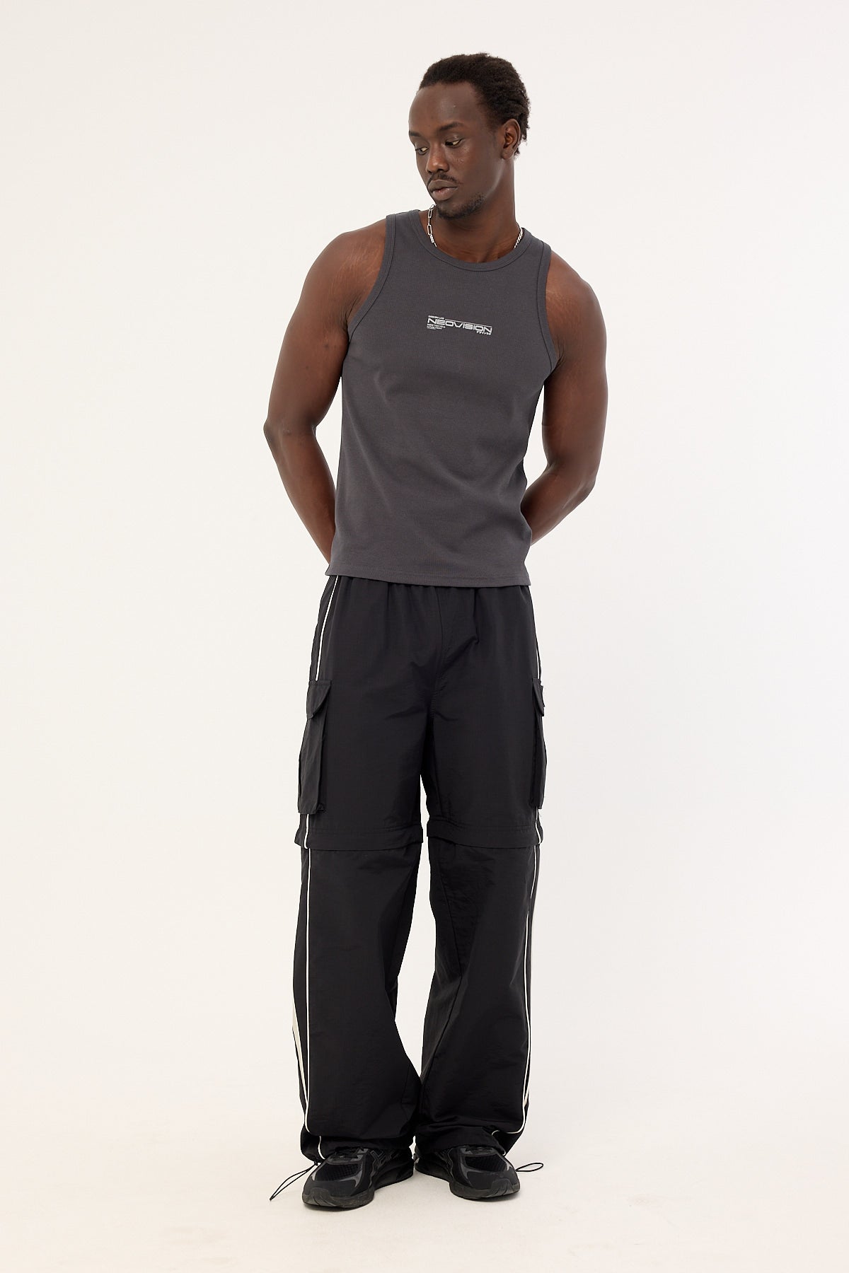 Neovision Neotek Restricted Singlet Tank Asphalt