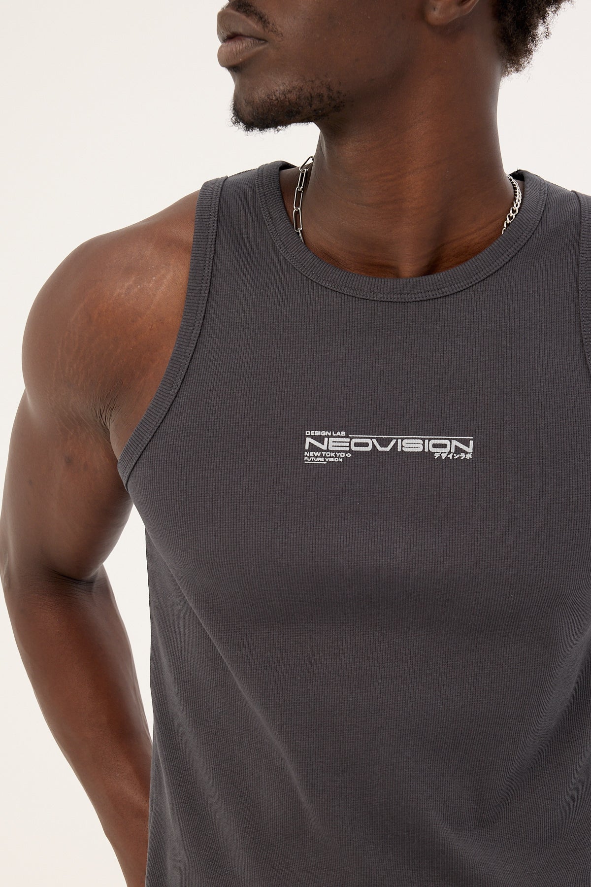 Neovision Neotek Restricted Singlet Tank Asphalt