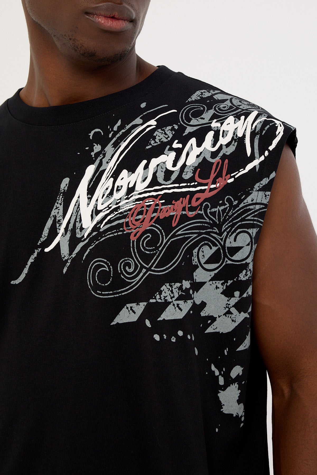 Neovision Wreckage Muscle Tank Vintage Black