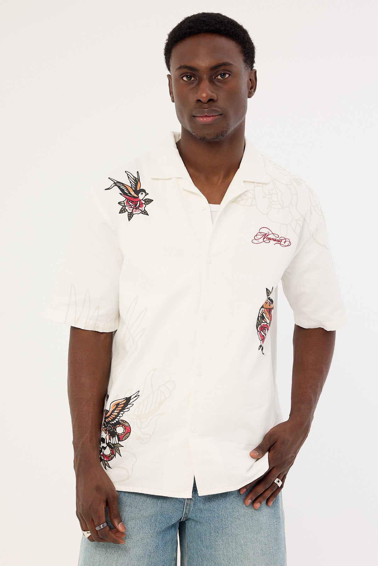 Neovision Inked Resort Shirt White