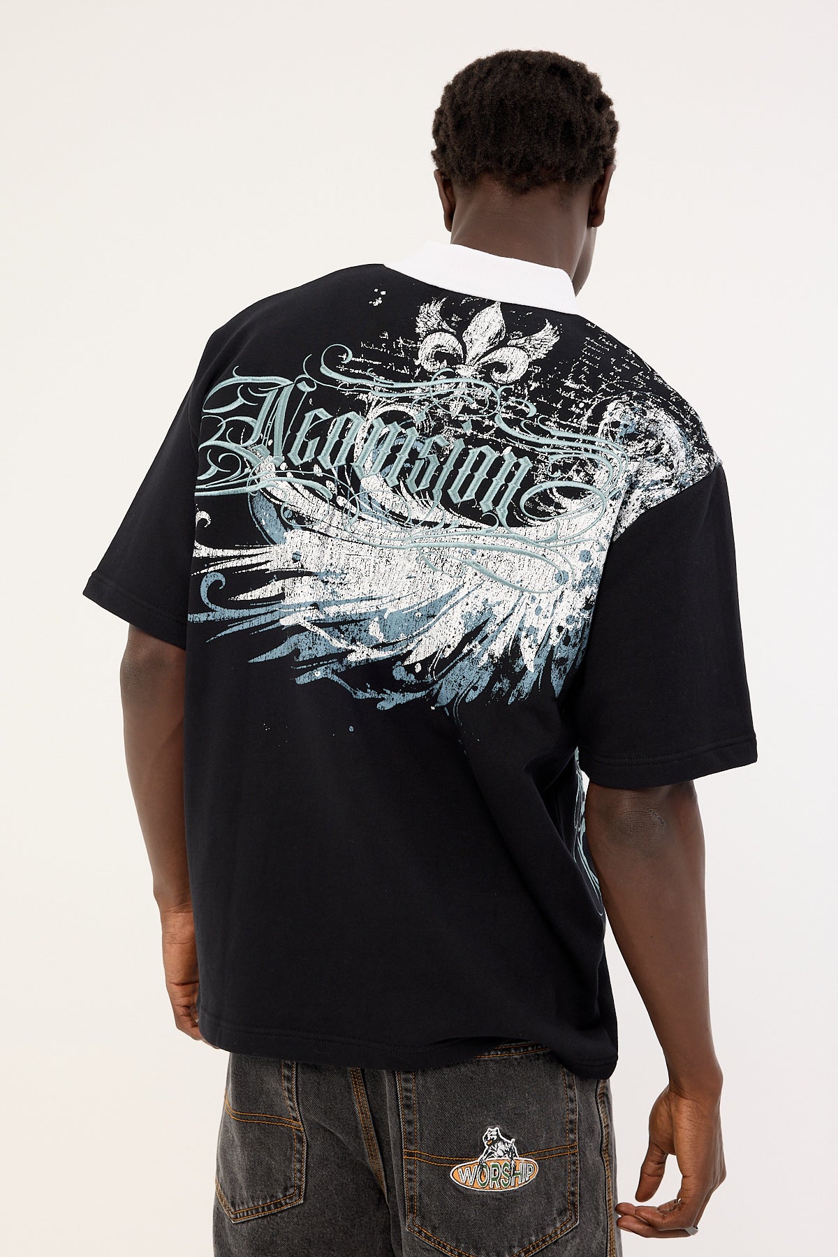 Neovision Soar Short Sleeve Rugby Polo Black