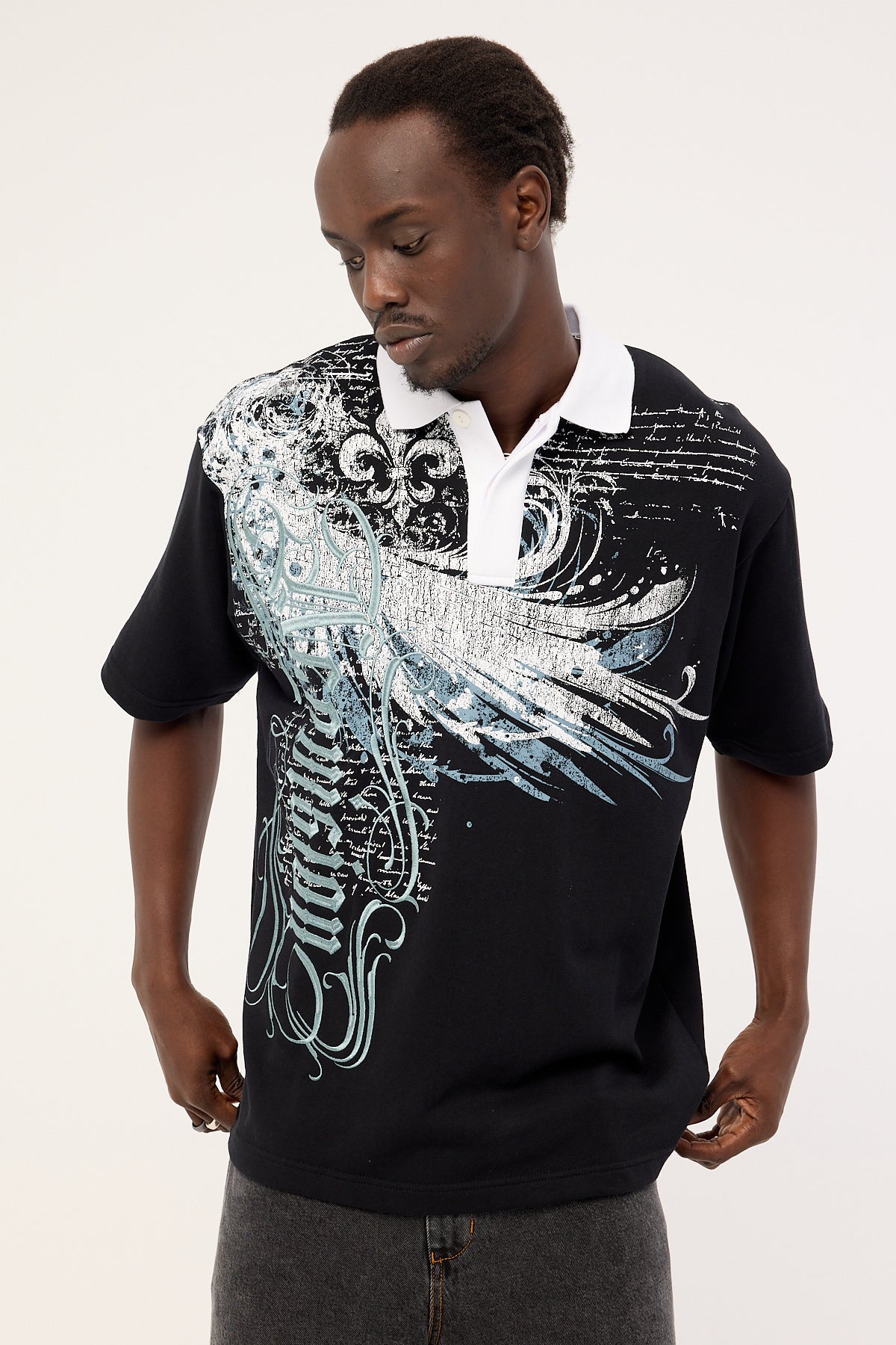 Neovision Soar Short Sleeve Rugby Polo Black