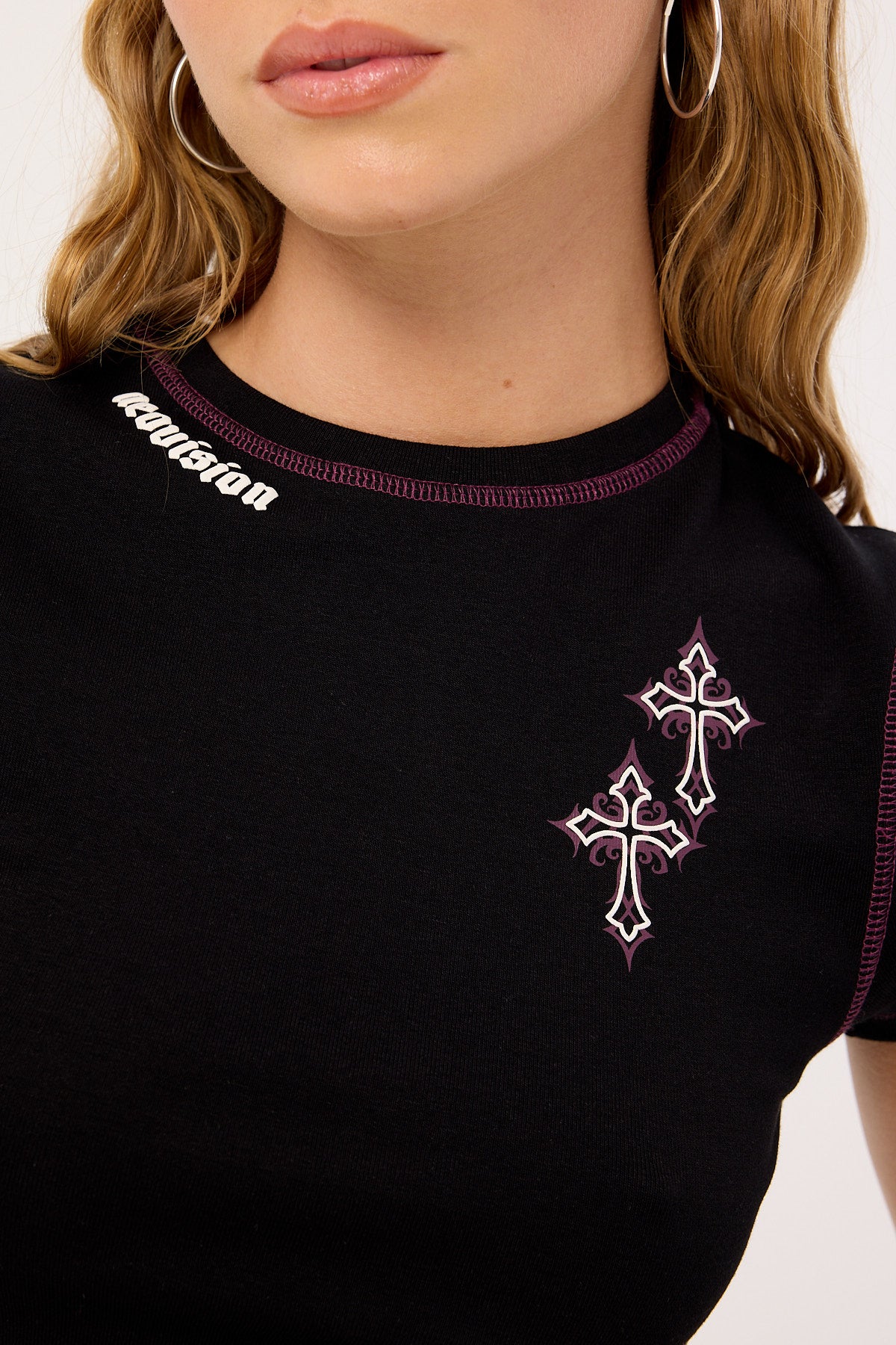 Neovision Blessed Baby Tee Black